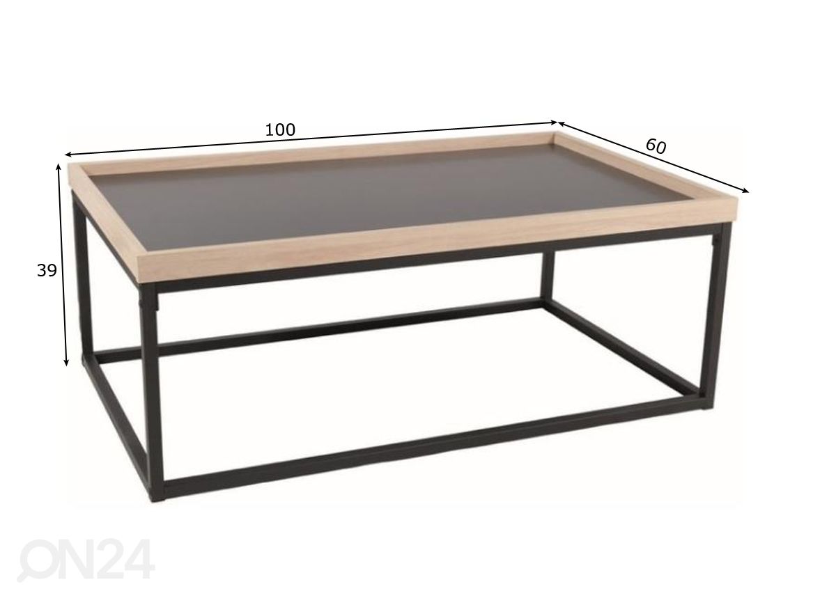 Diivanilaud 100x60 cm suurendatud mõõdud