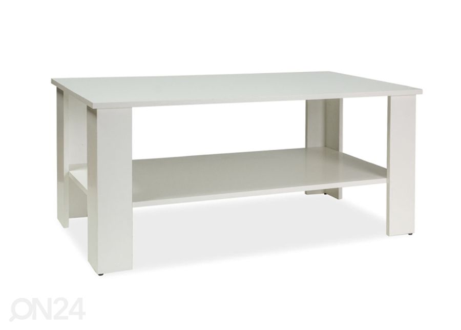 Diivanilaud 110x60 cm, valge suurendatud