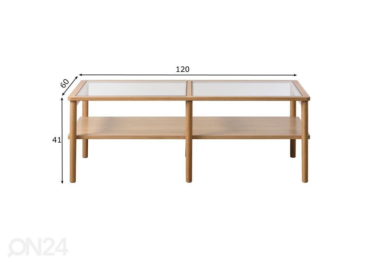 Diivanilaud 120x60 cm suurendatud mõõdud