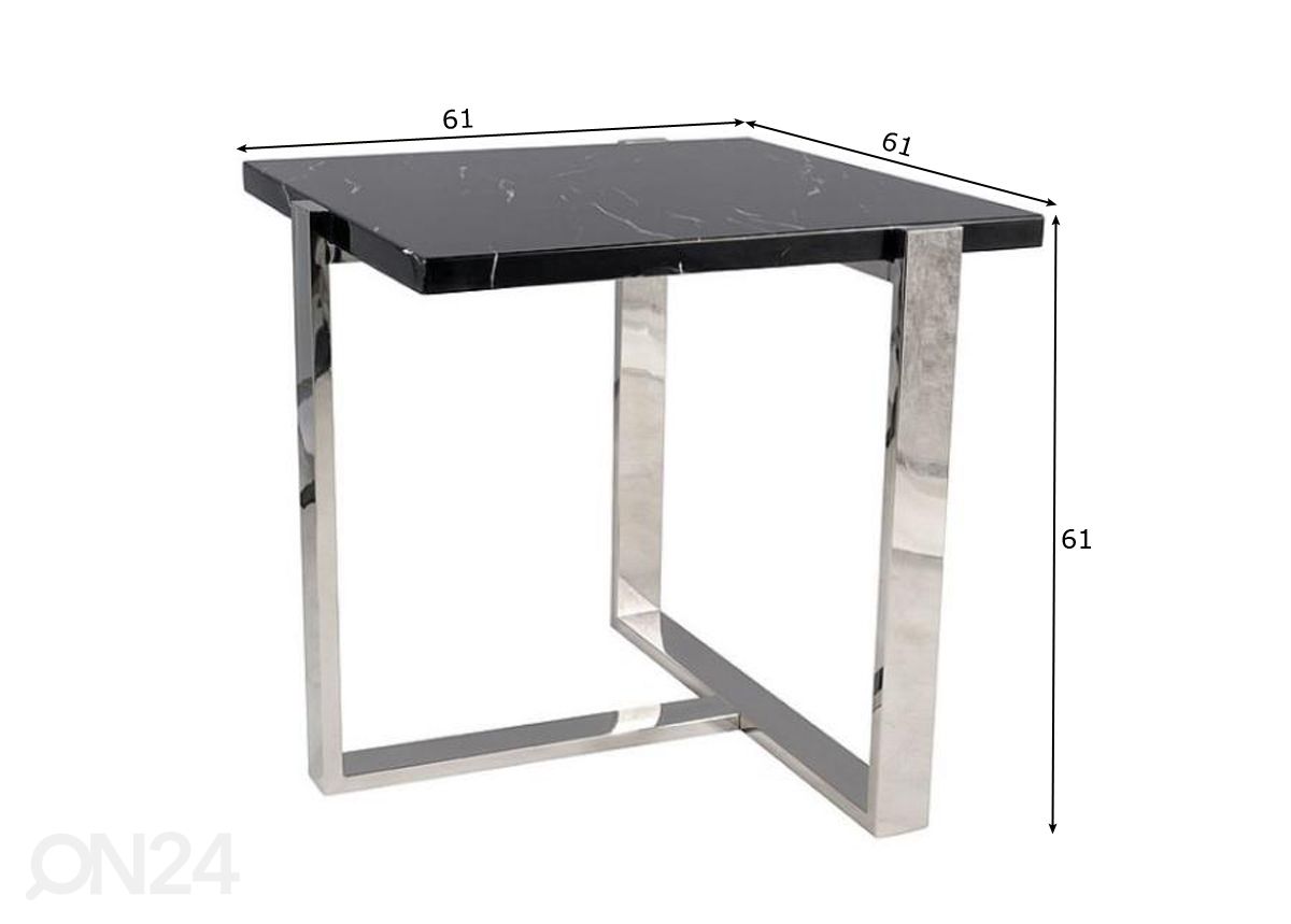 Diivanilaud 61x61 cm suurendatud mõõdud