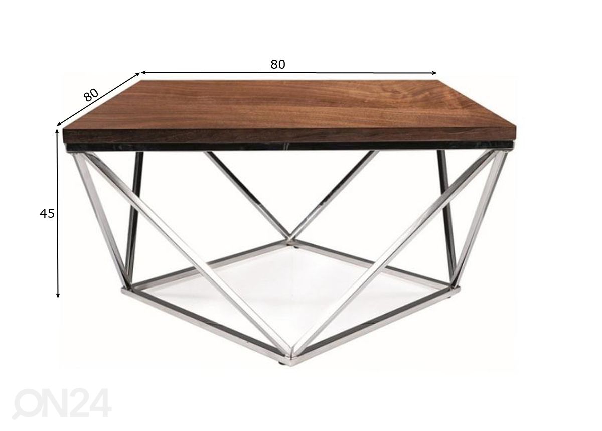 Diivanilaud 80x80 cm suurendatud mõõdud