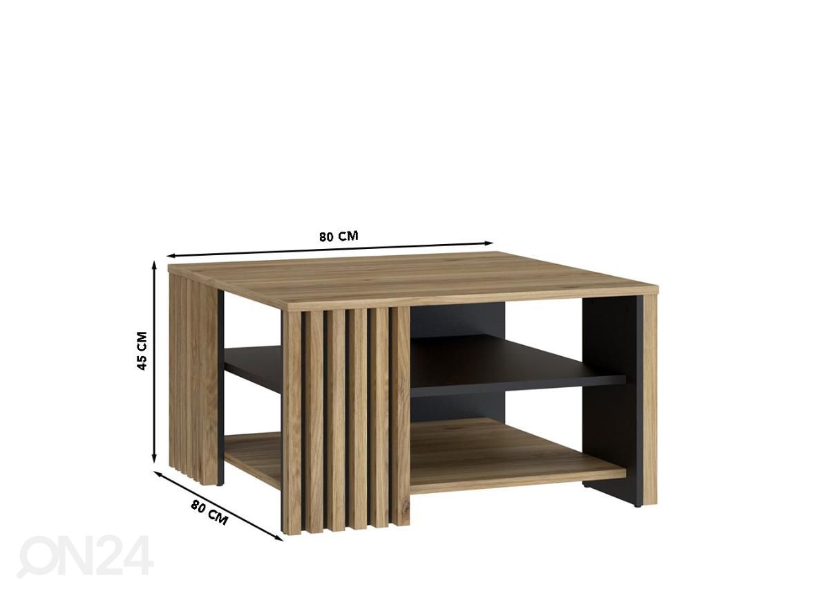 Diivanilaud 80x80 cm suurendatud mõõdud