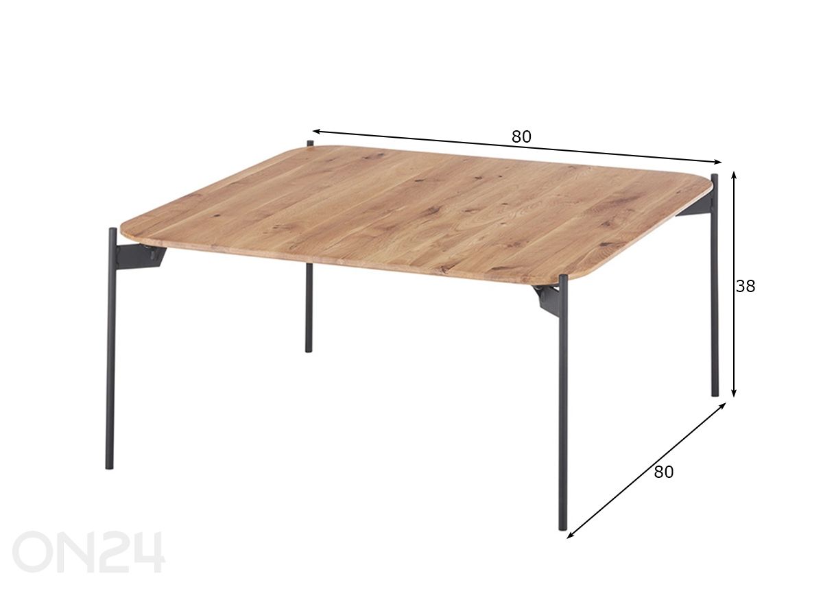 Diivanilaud Alto 60 cm suurendatud mõõdud