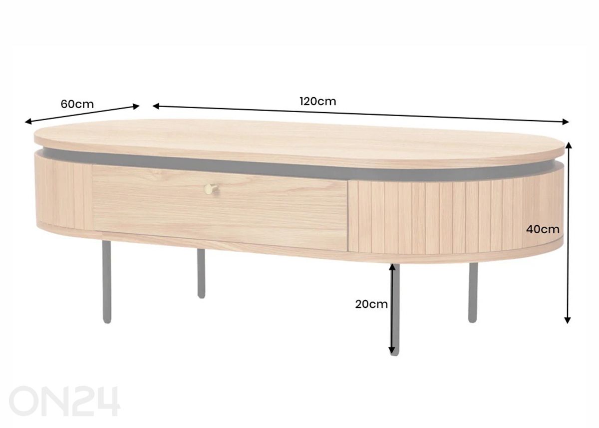 Diivanilaud Atelier suurendatud