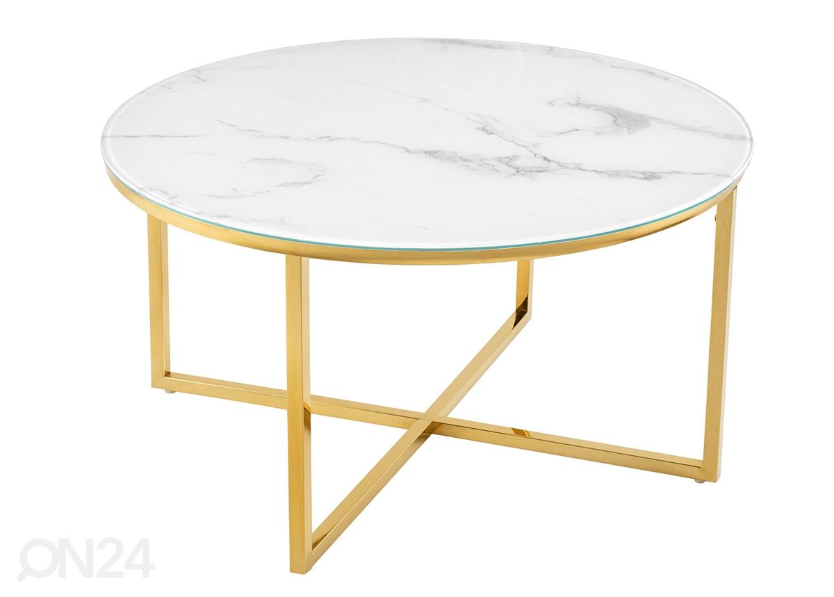 Diivanilaud Elegance Ø 80 cm suurendatud