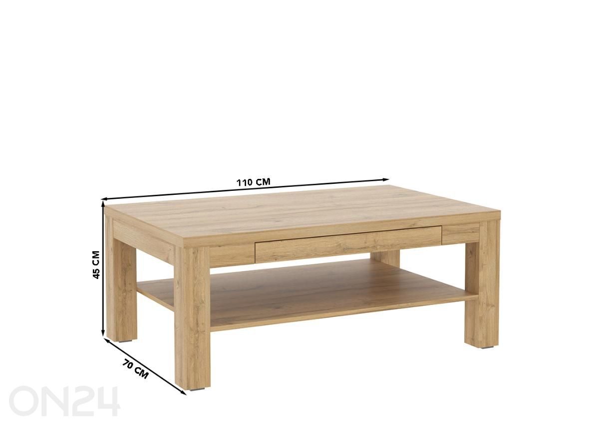 Diivanilaud Havanna 70x110 cm suurendatud mõõdud