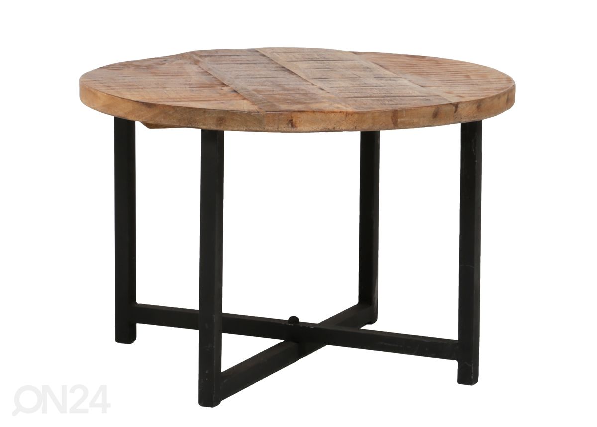 Diivanilaud Iron Ø 60 cm suurendatud