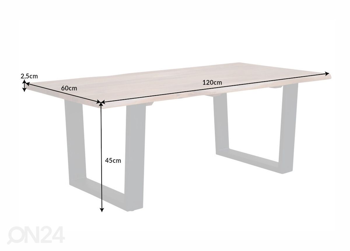 Diivanilaud Mammut 60x120 cm suurendatud mõõdud