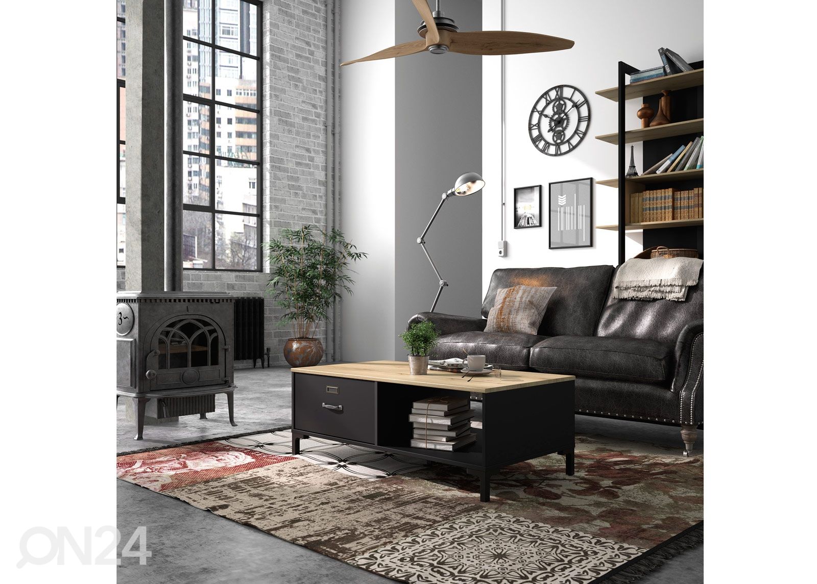 Diivanilaud Manchester 110x60 cm suurendatud