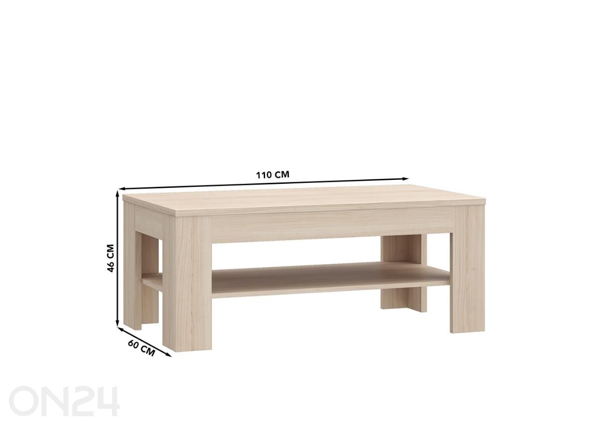 Diivanilaud Marco 60X110 cm suurendatud mõõdud