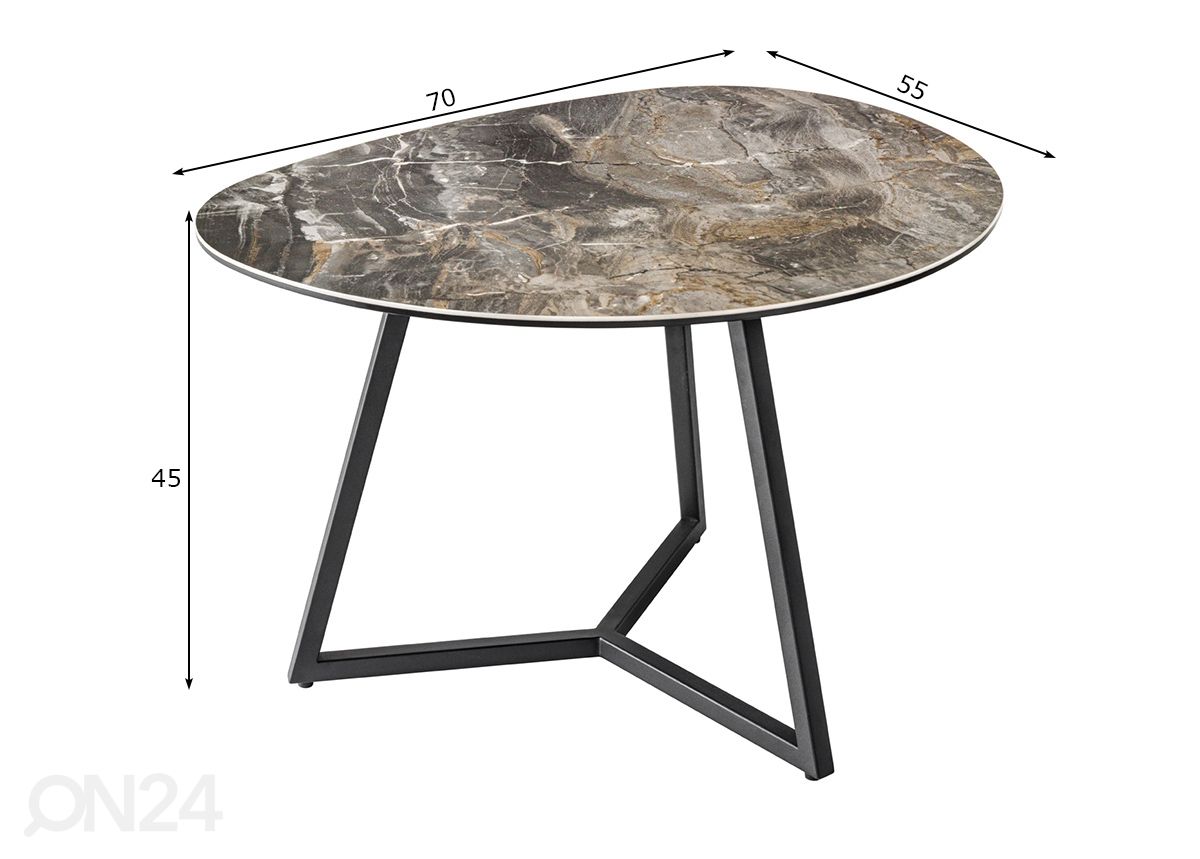 Diivanilaud Marvelous 70x55 cm suurendatud mõõdud