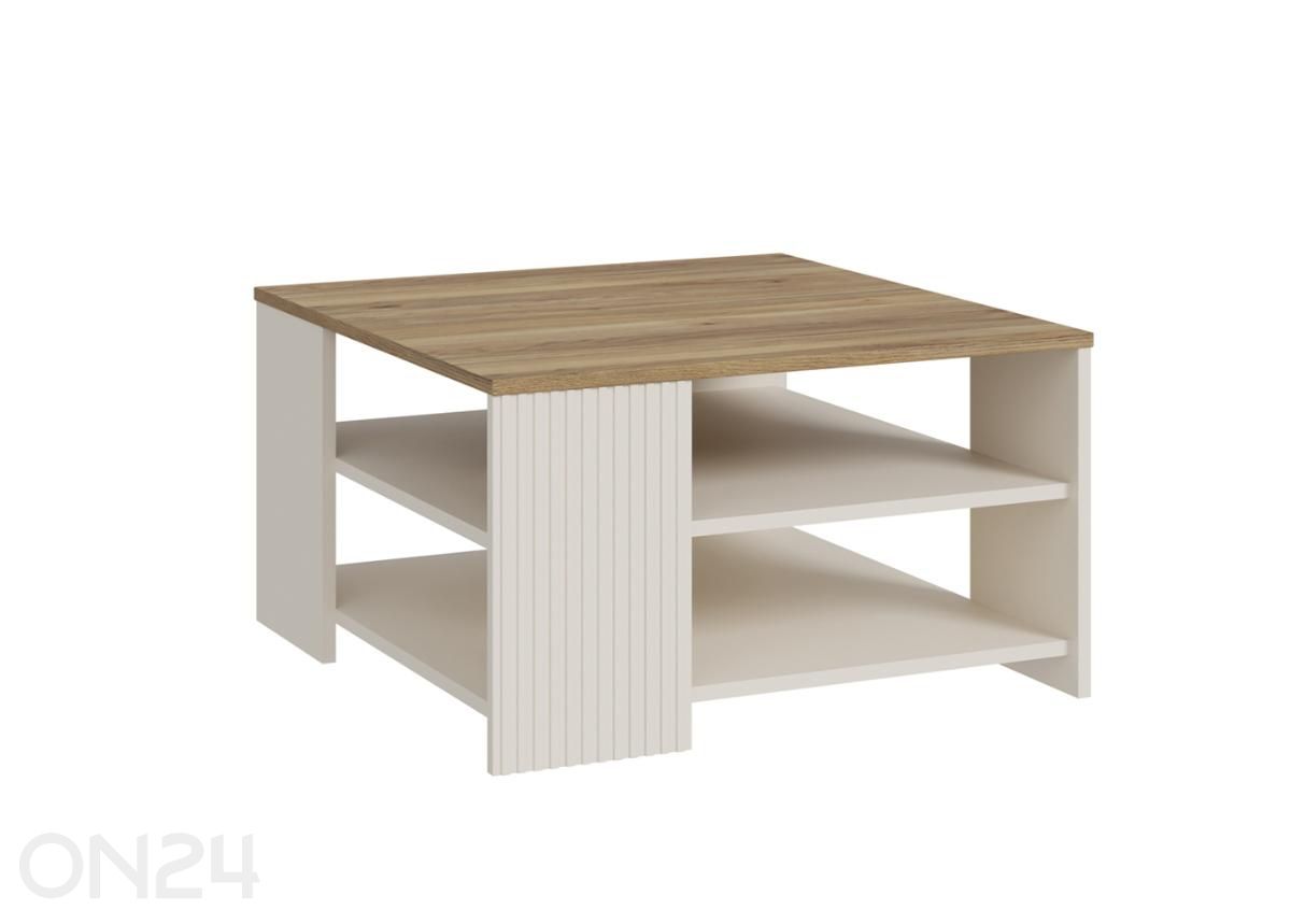 Diivanilaud Oak Squere 80x80 cm suurendatud