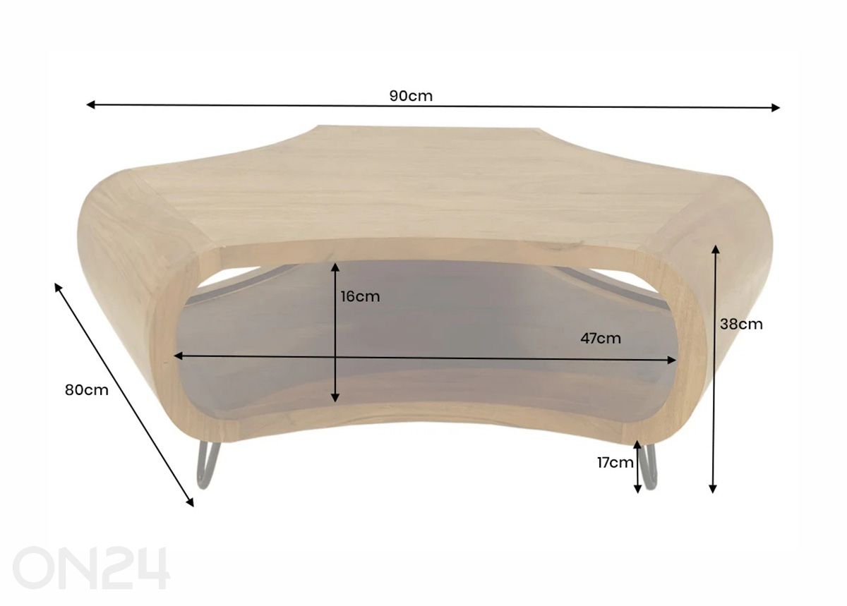 Diivanilaud Organic Living suurendatud mõõdud