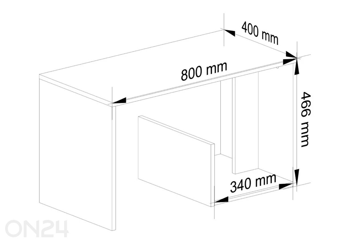 Diivanilaud Paul suurendatud mõõdud