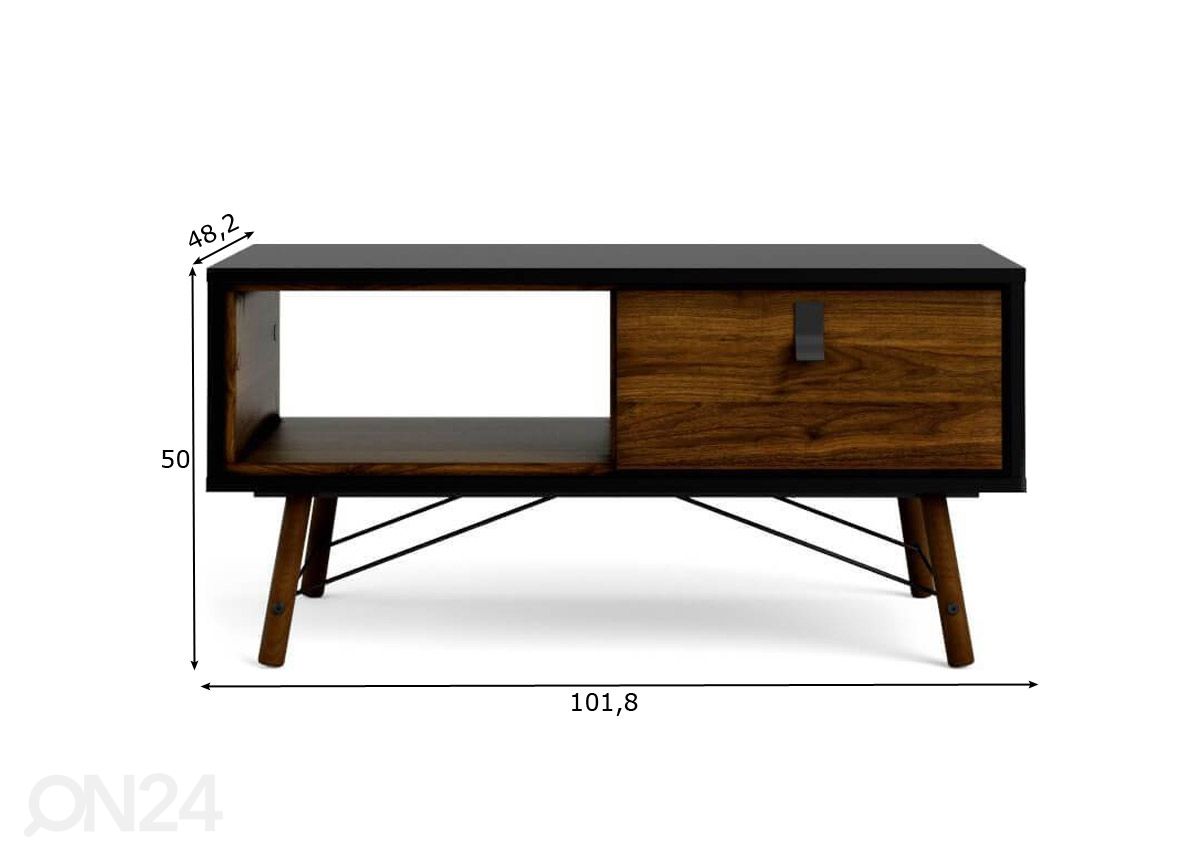 Diivanilaud Ry 102x48 cm suurendatud mõõdud