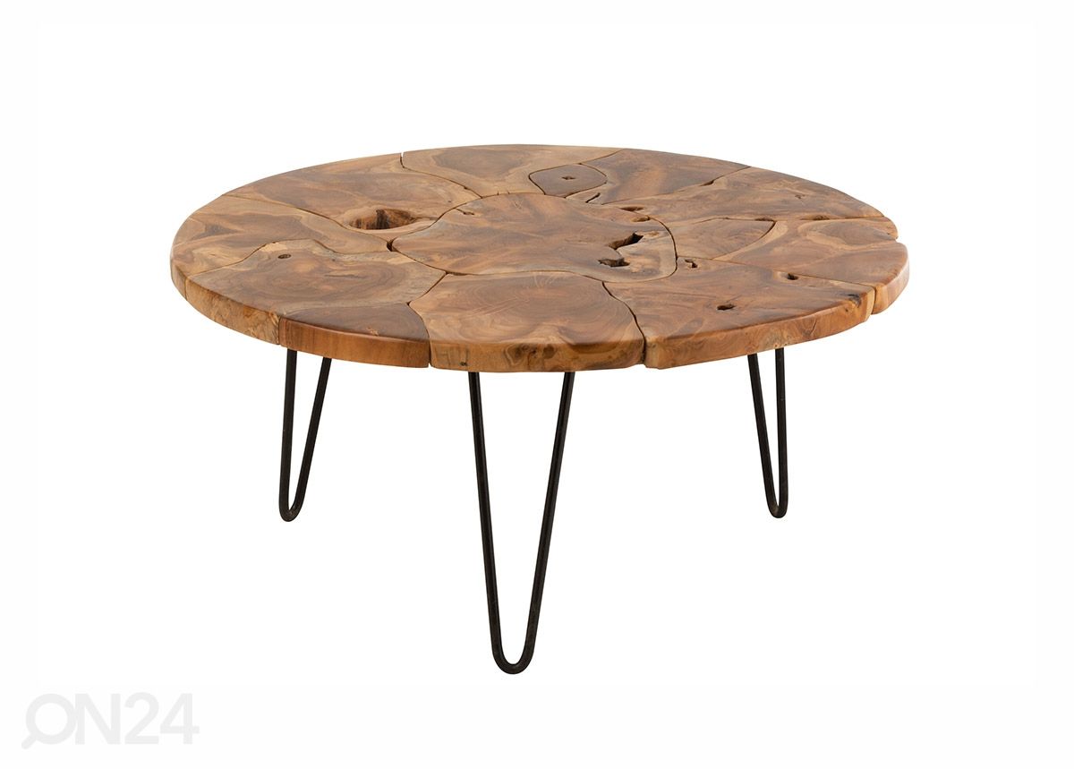 Diivanilaud Sam Ø 80 cm suurendatud