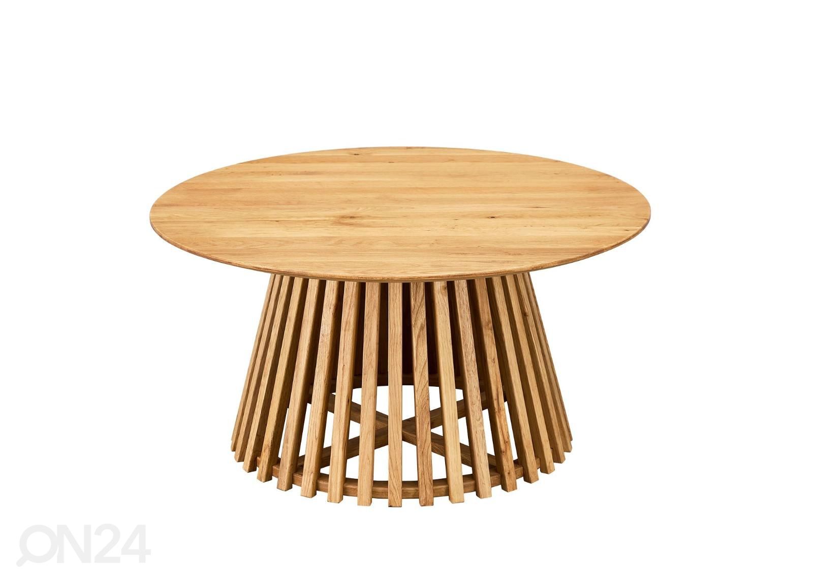 Diivanilaud Slatted Ø 80 cm suurendatud