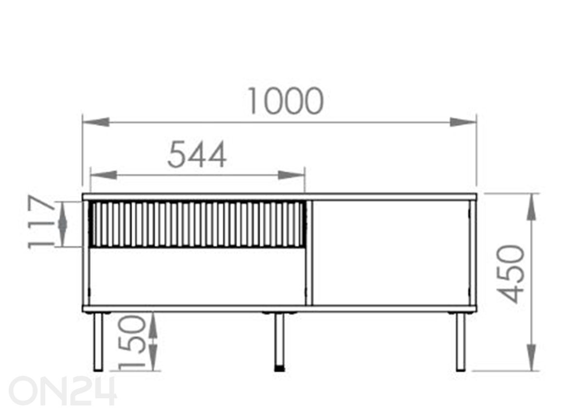 Diivanilaud Sophie suurendatud mõõdud
