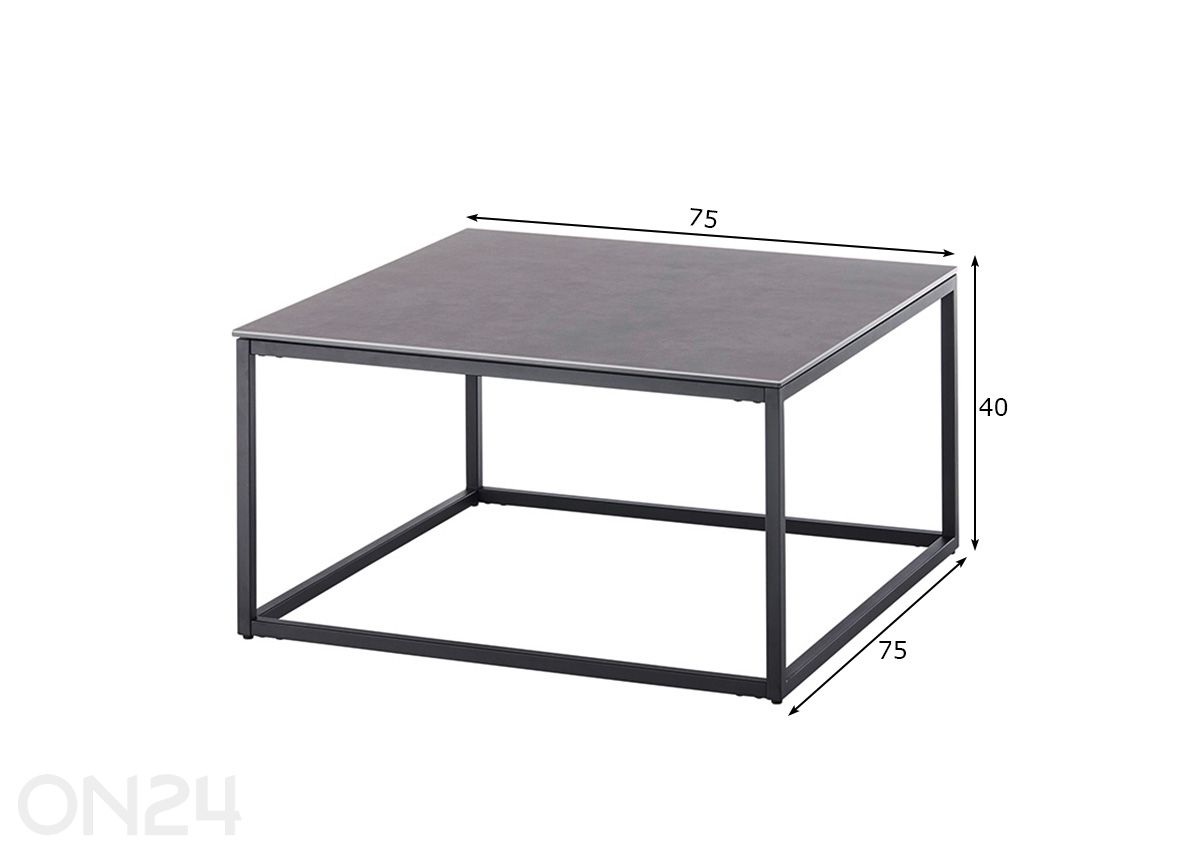 Diivanilaud Varna 75 cm suurendatud mõõdud