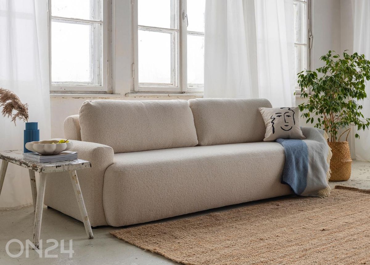 Diivanvoodi 3-kohaline Cloud suurendatud