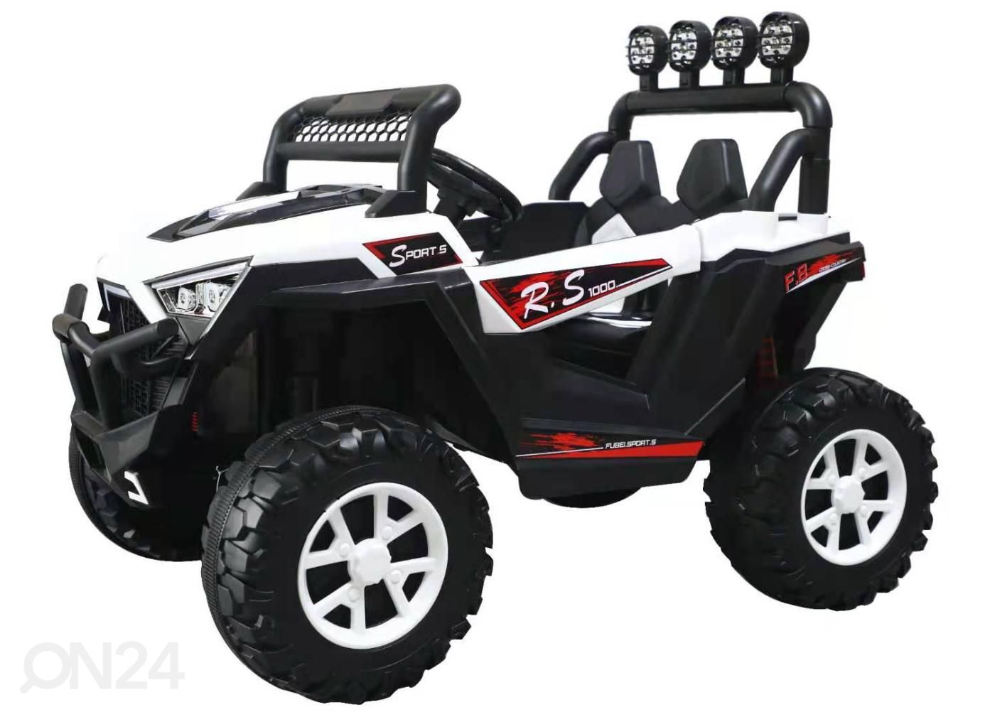 Elektriauto Buggy 12V, valge suurendatud