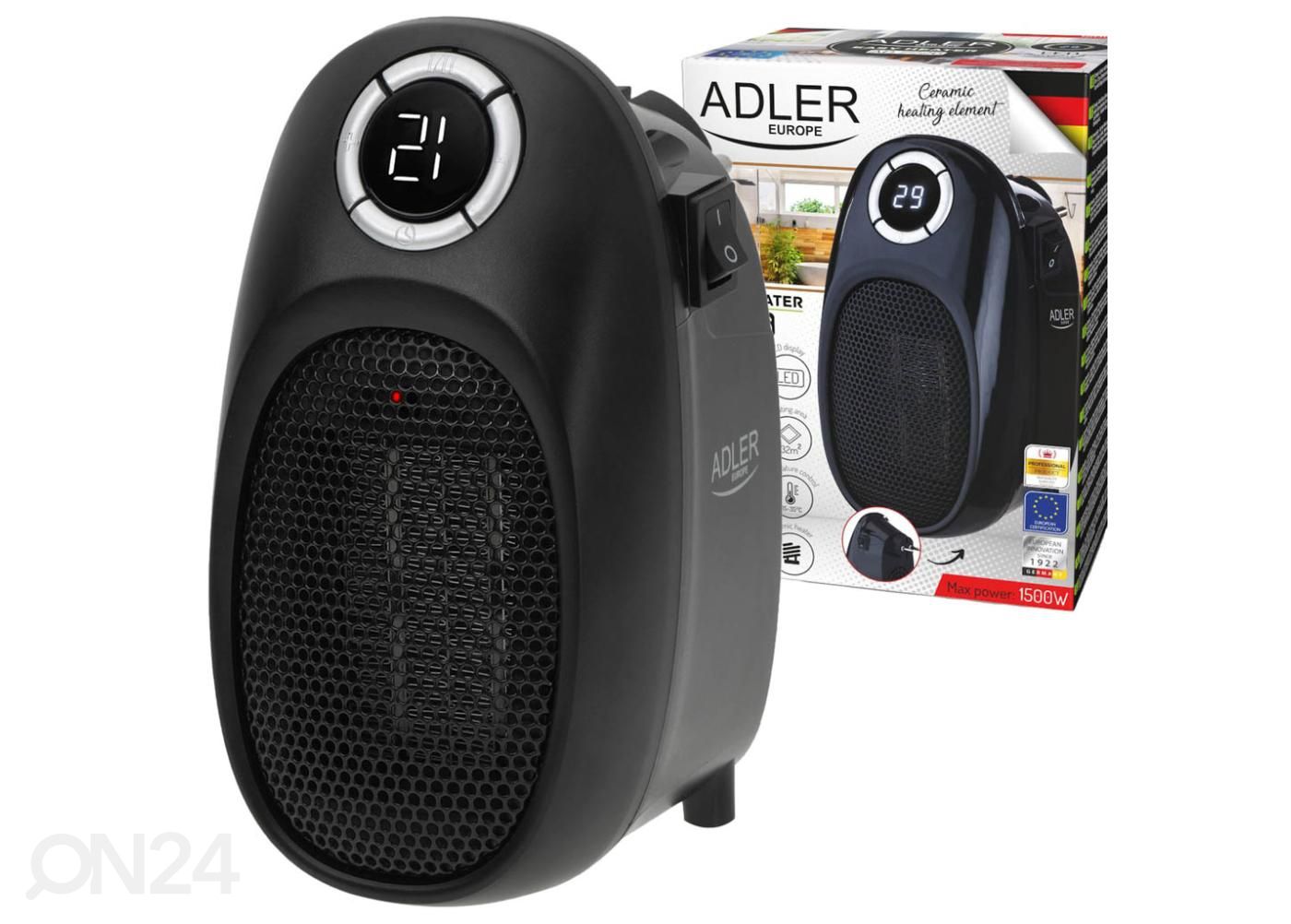 Elektriline soojapuhur Adler Easy 1500 W suurendatud