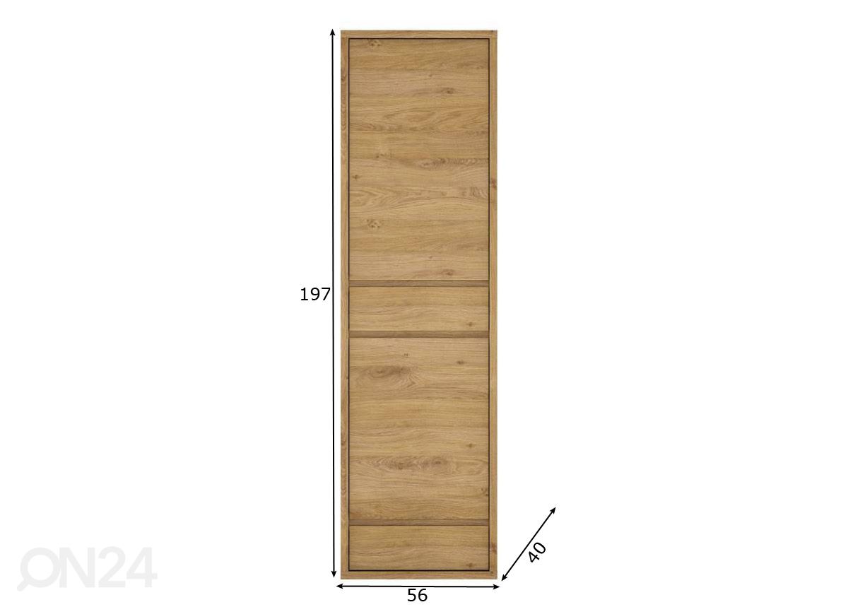 Elutoa kapp Shetland 56 cm suurendatud mõõdud