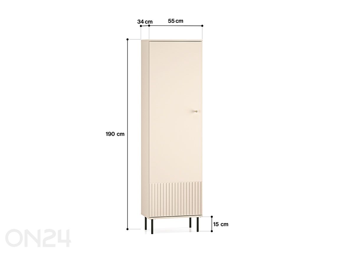 Esikukapp Sophie suurendatud mõõdud