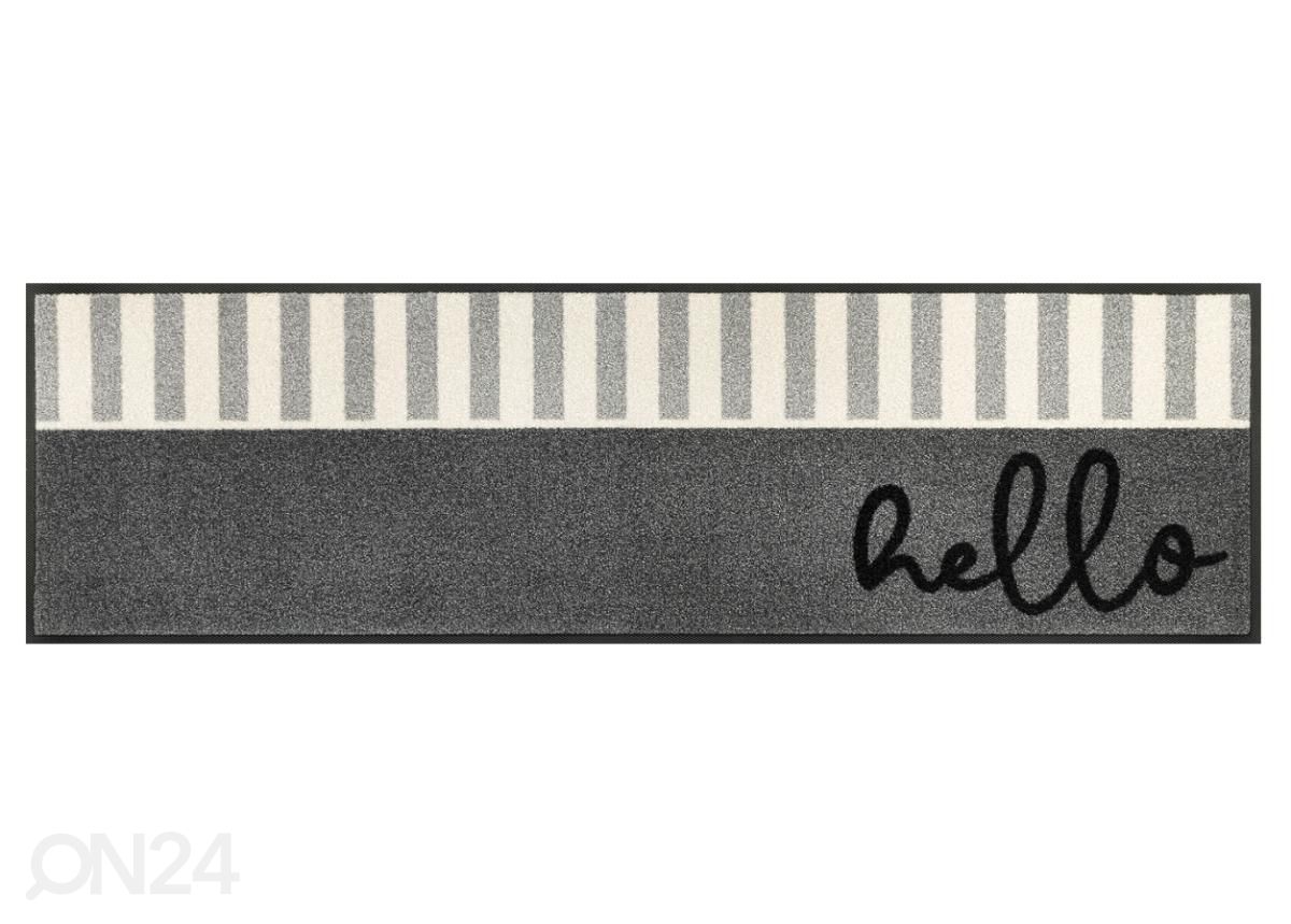 Esikumatt Hello Stripes 35x120 cm suurendatud