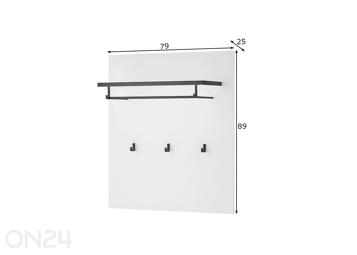 Esikunagi Cantara suurendatud mõõdud