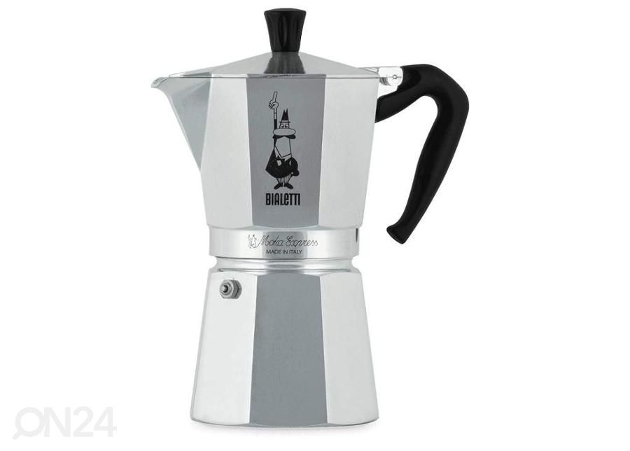 Espressokann Bialetti Moka express 9 tassile suurendatud