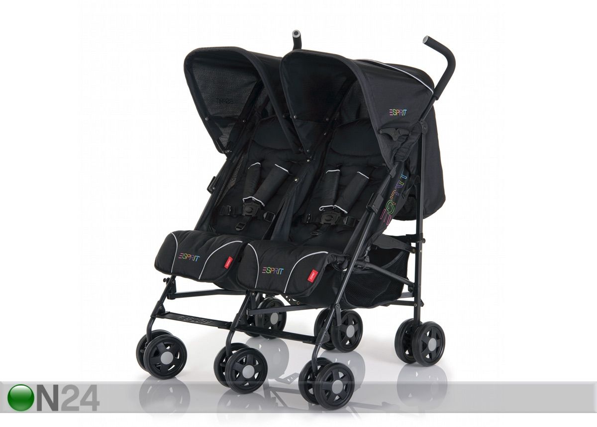 Esprit Sun Duo black kergkäru kaksikutele suurendatud