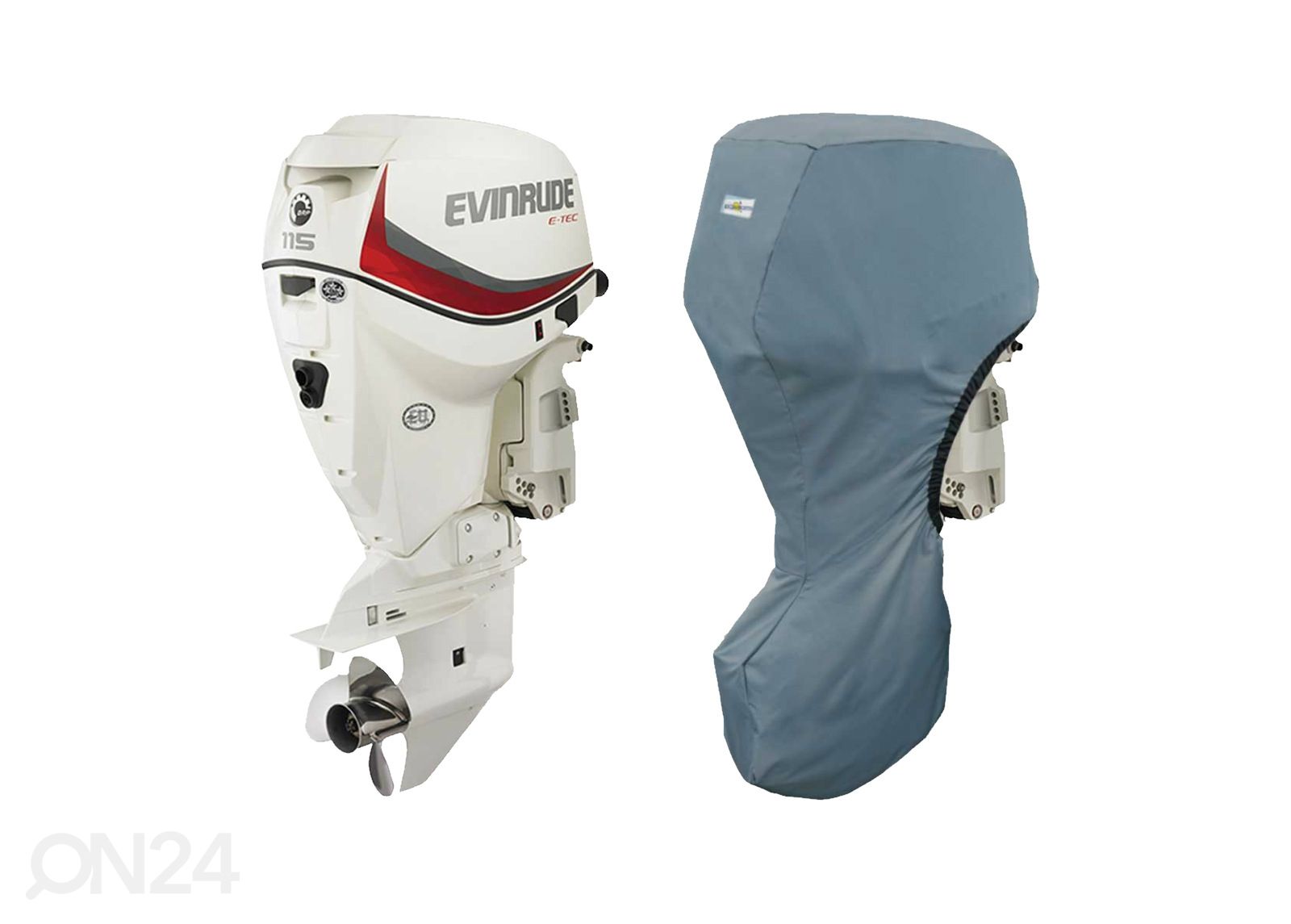 Evinrude päramootori täiskate E-TEC 90 H.O.-130 hp 25'' 2005- suurendatud