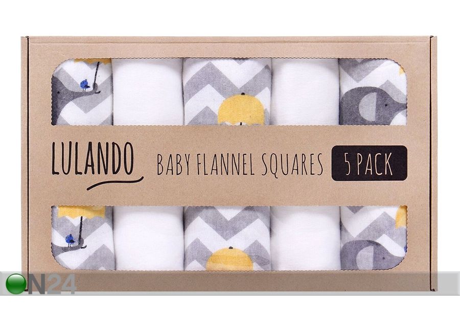 Flanellist lapid Lulando 70X80 cm 5 tk suurendatud