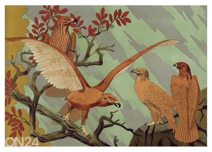 Fliis fototapeet Aigles by Maurice Pillard Verneuil 400x260 cm suurendatud