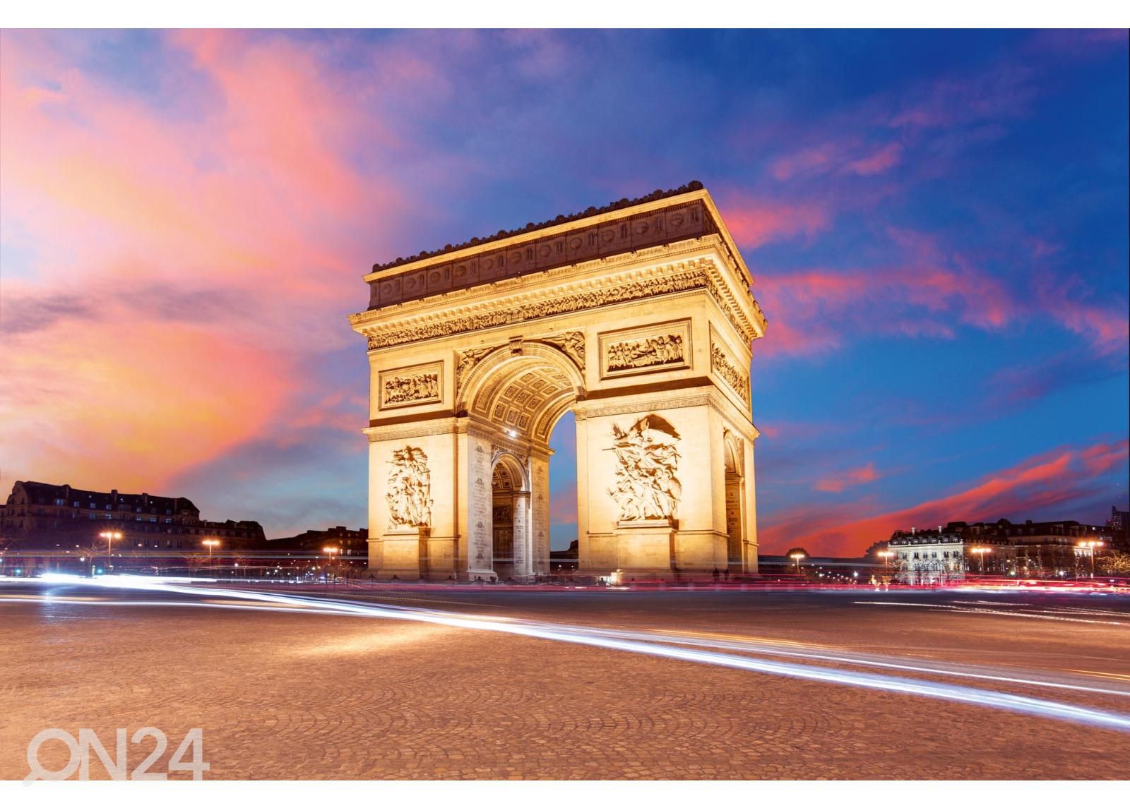 Fliis fototapeet Arc De Triumph suurendatud