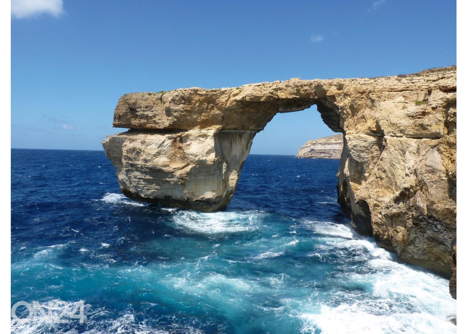 Fliis fototapeet Azure Sea Window suurendatud