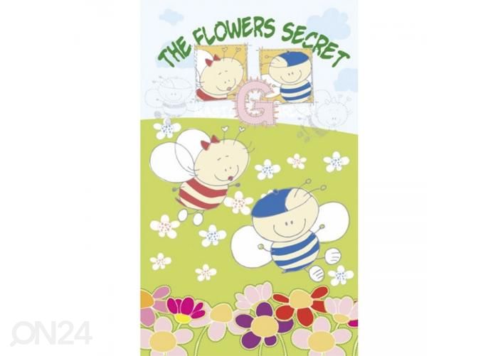 Fliis fototapeet Baby bees 150x250 cm suurendatud