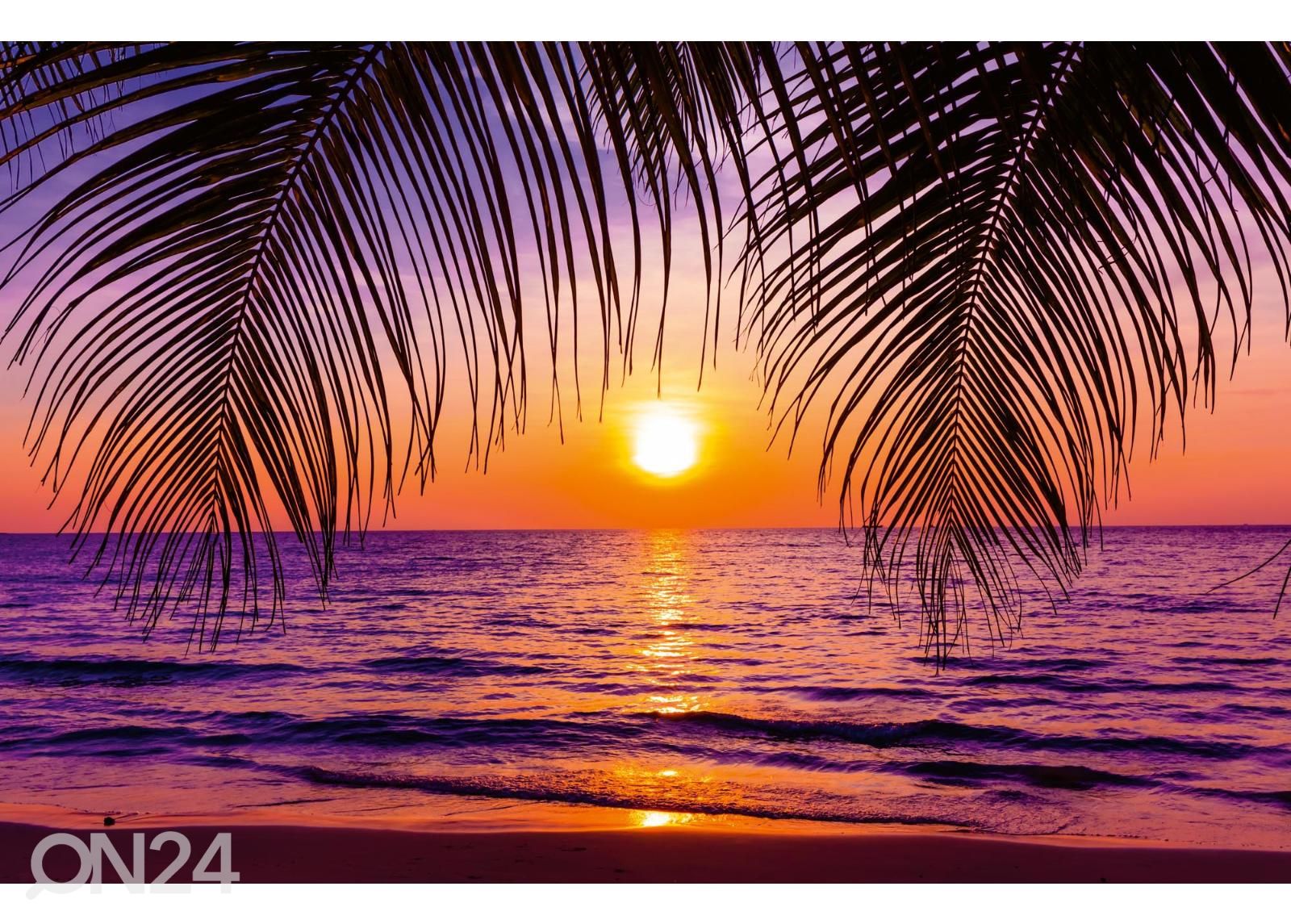 Fliis fototapeet Beautiful Sunset suurendatud