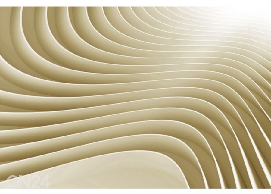 Fliis fototapeet Beige ripple 150x250 cm suurendatud