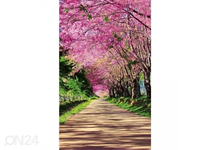 Fliis fototapeet Blossom alley 150x250 cm suurendatud