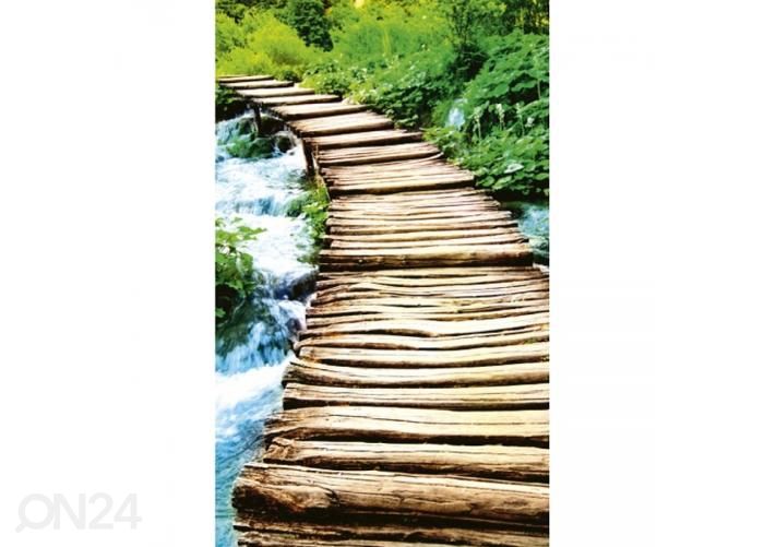 Fliis fototapeet Boardwalk 150x250 cm suurendatud