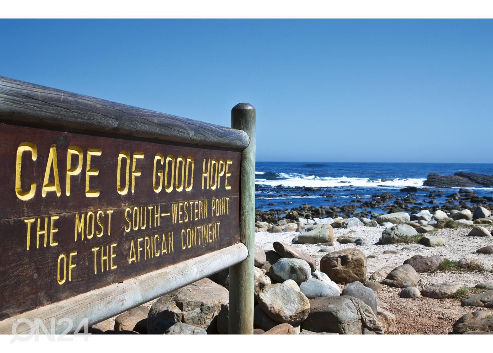 Fliis fototapeet Cape Town suurendatud