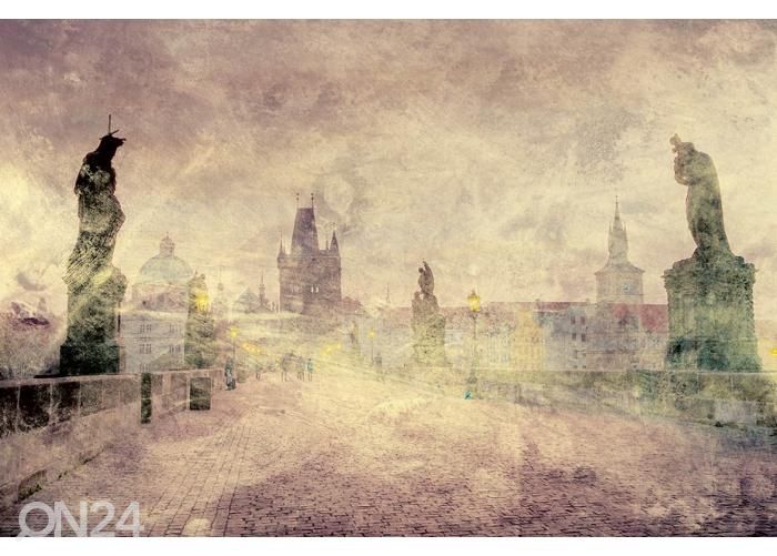 Fliis fototapeet Charles Bridge Abstract I 150x250 cm suurendatud