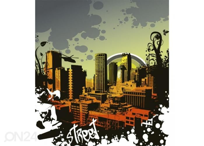 Fliis fototapeet City 225x250 cm suurendatud