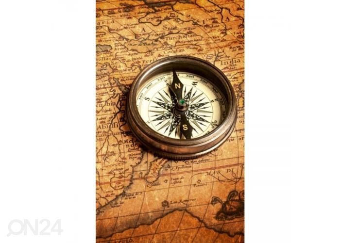 Fliis fototapeet Compass 150x250 cm suurendatud