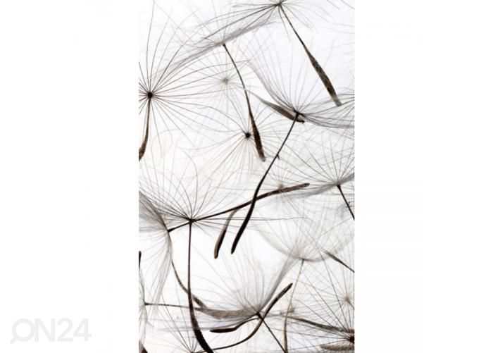 Fliis fototapeet Dandelion seeds 150x250 cm suurendatud