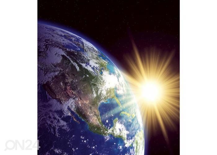 Fliis fototapeet Earth 225x250 cm suurendatud