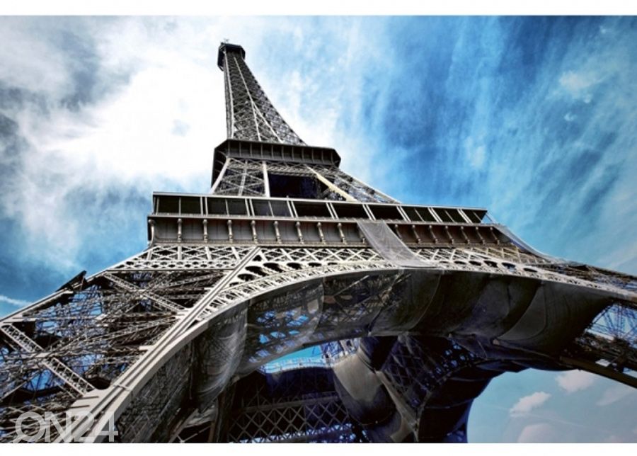 Fliis fototapeet Eiffle tower 150x250 cm suurendatud