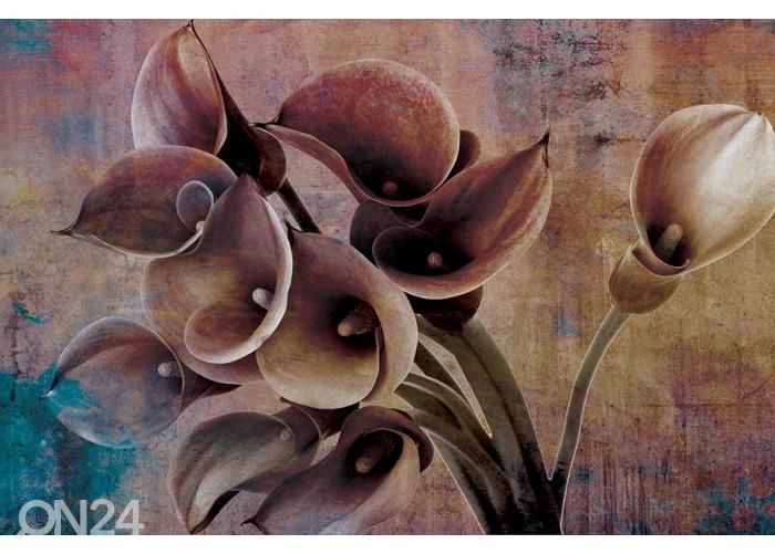Fliis fototapeet Flower Abstract II 150x250 cm suurendatud